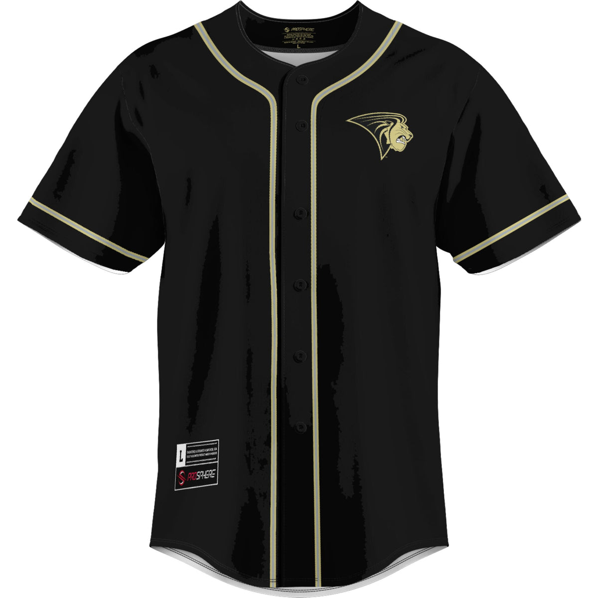 Lindenwood Lions GameDay Greats Lightweight Baseball Jersey - Gold