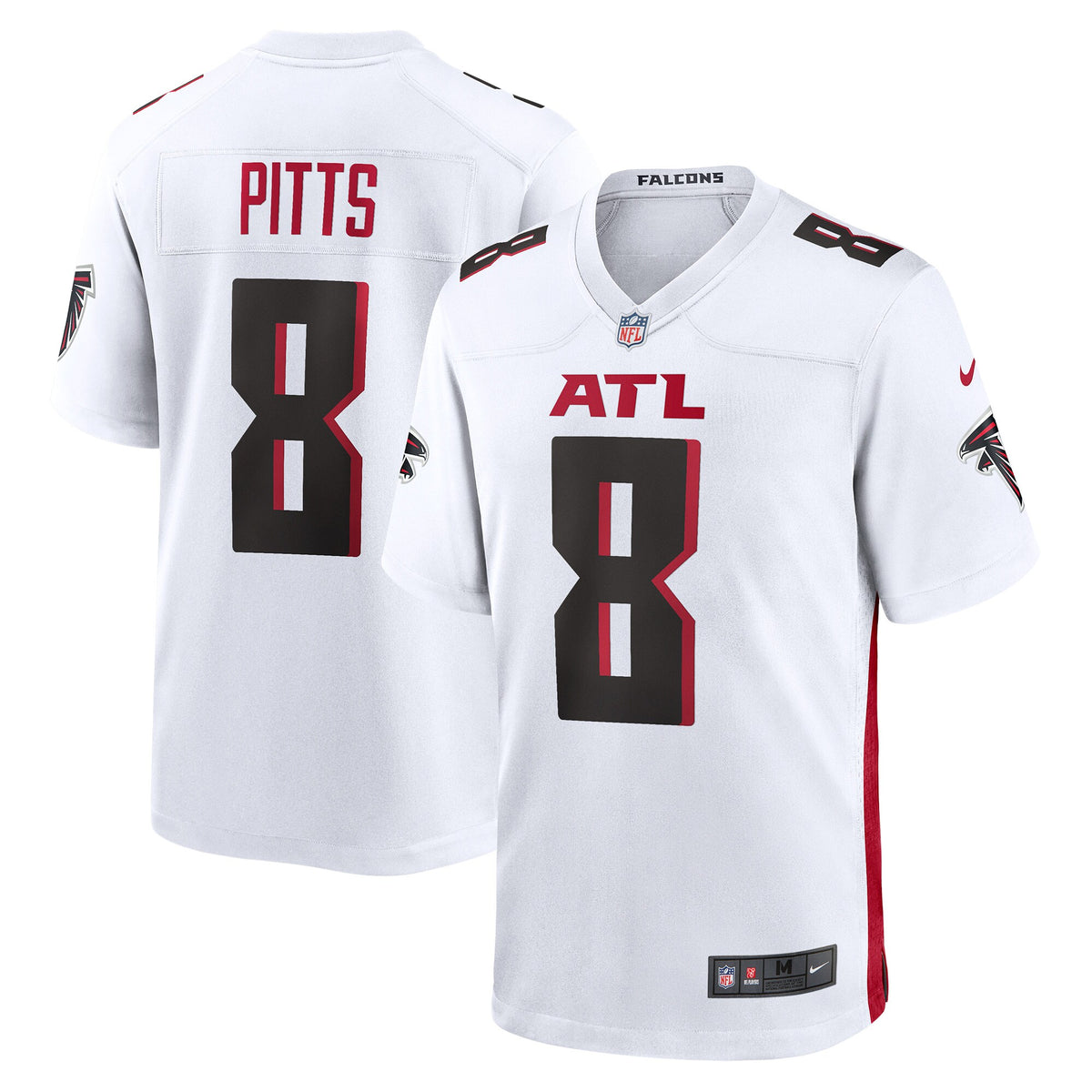 Atlanta Falcons Kyle Pitts White Game Player Jersey