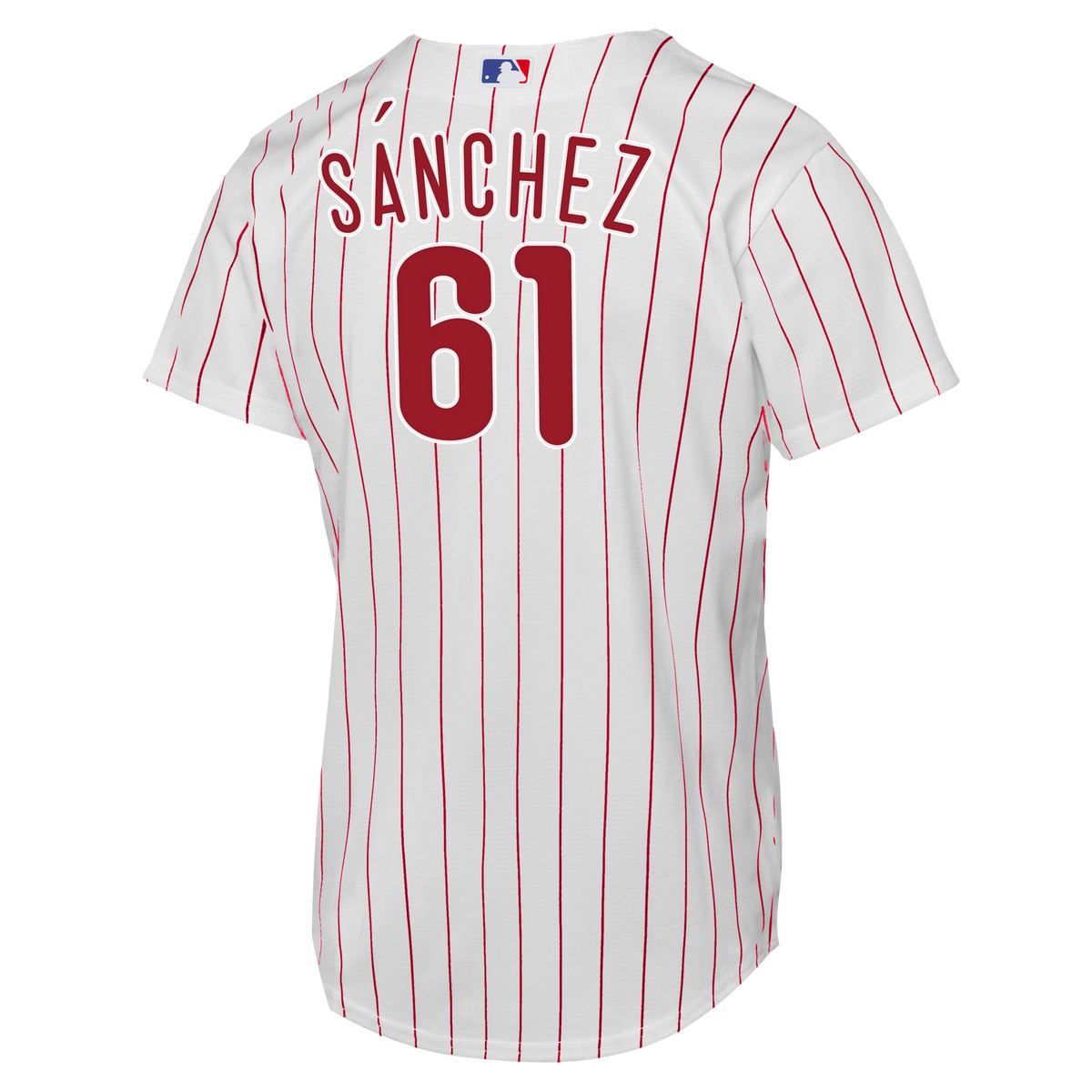 Male Philadelphia Phillies Cristopher Sánchez White Home Replica Jersey