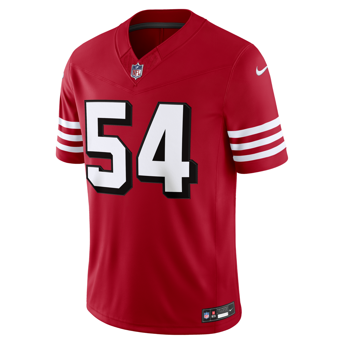 San Francisco 49ers Fred Warner Scarlet Alternate Vapor F.U.S.E. Stitched Limited Jersey