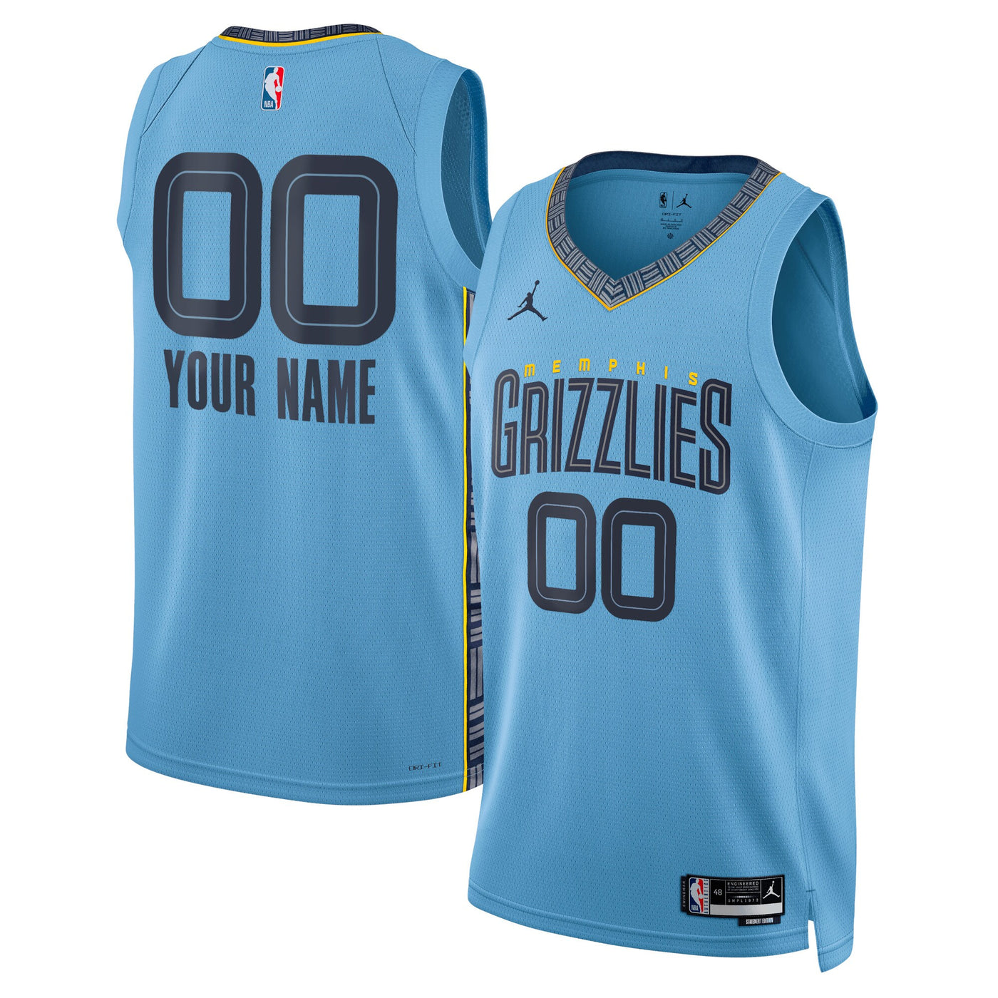 Memphis Grizzlies Jordan Statement Swingman Jersey - Custom