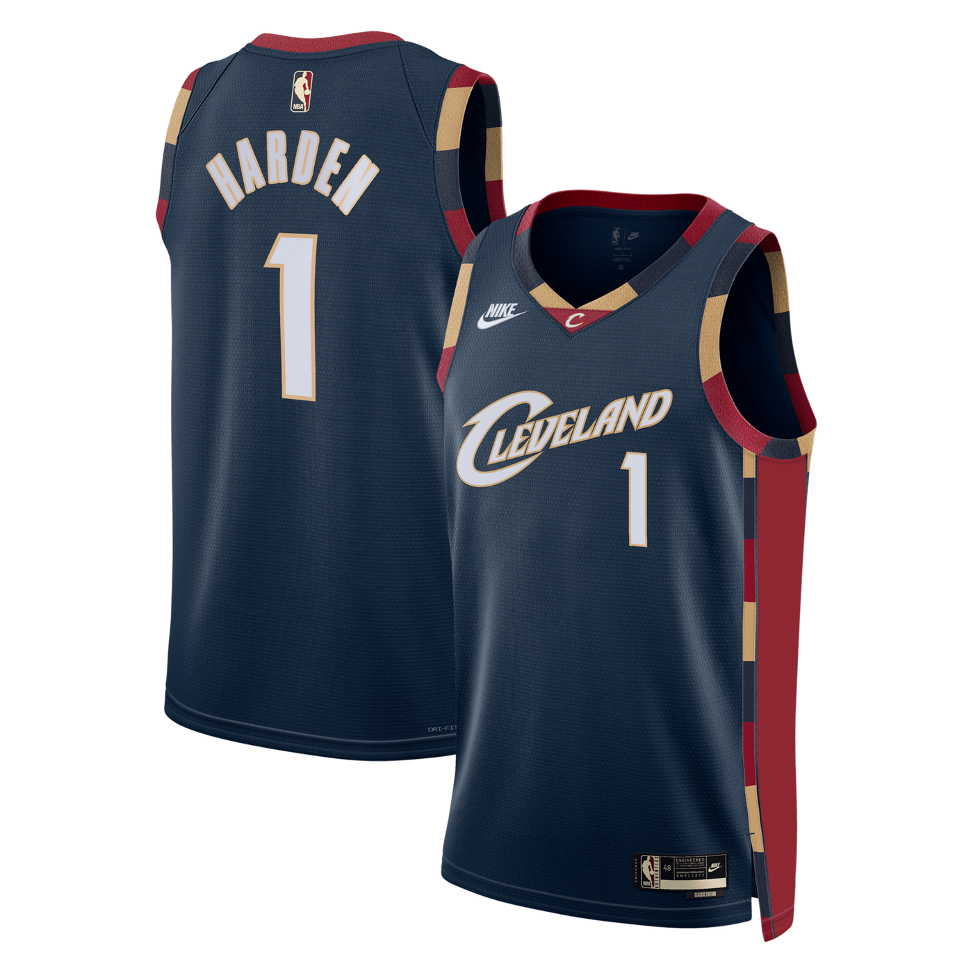 Cleveland Cavaliers Nike Classic Edition Swingman Jersey - Navy - James Harden