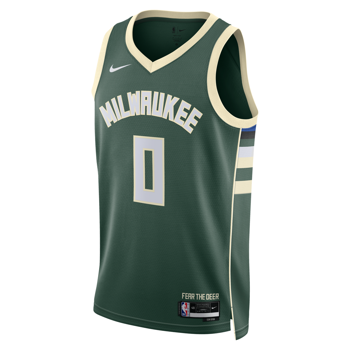 Milwaukee Bucks Nike Icon Swingman Jersey - Green - Brayden Burries