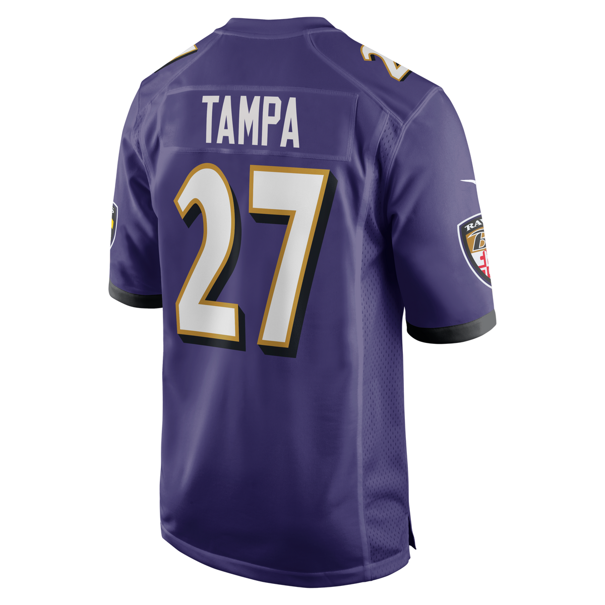 Baltimore Ravens T.J. Tampa Purple Team Game Jersey