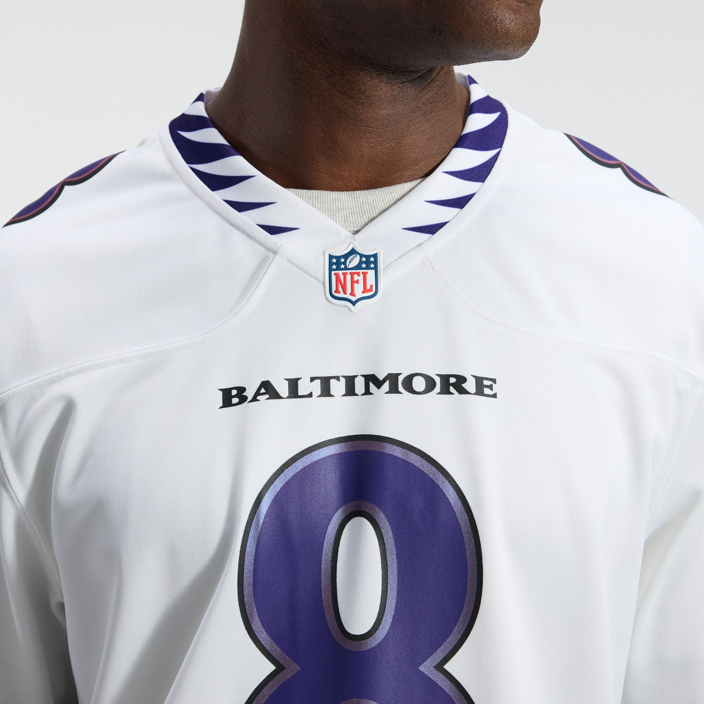 Baltimore Ravens Lamar Jackson Nike White Game Jersey