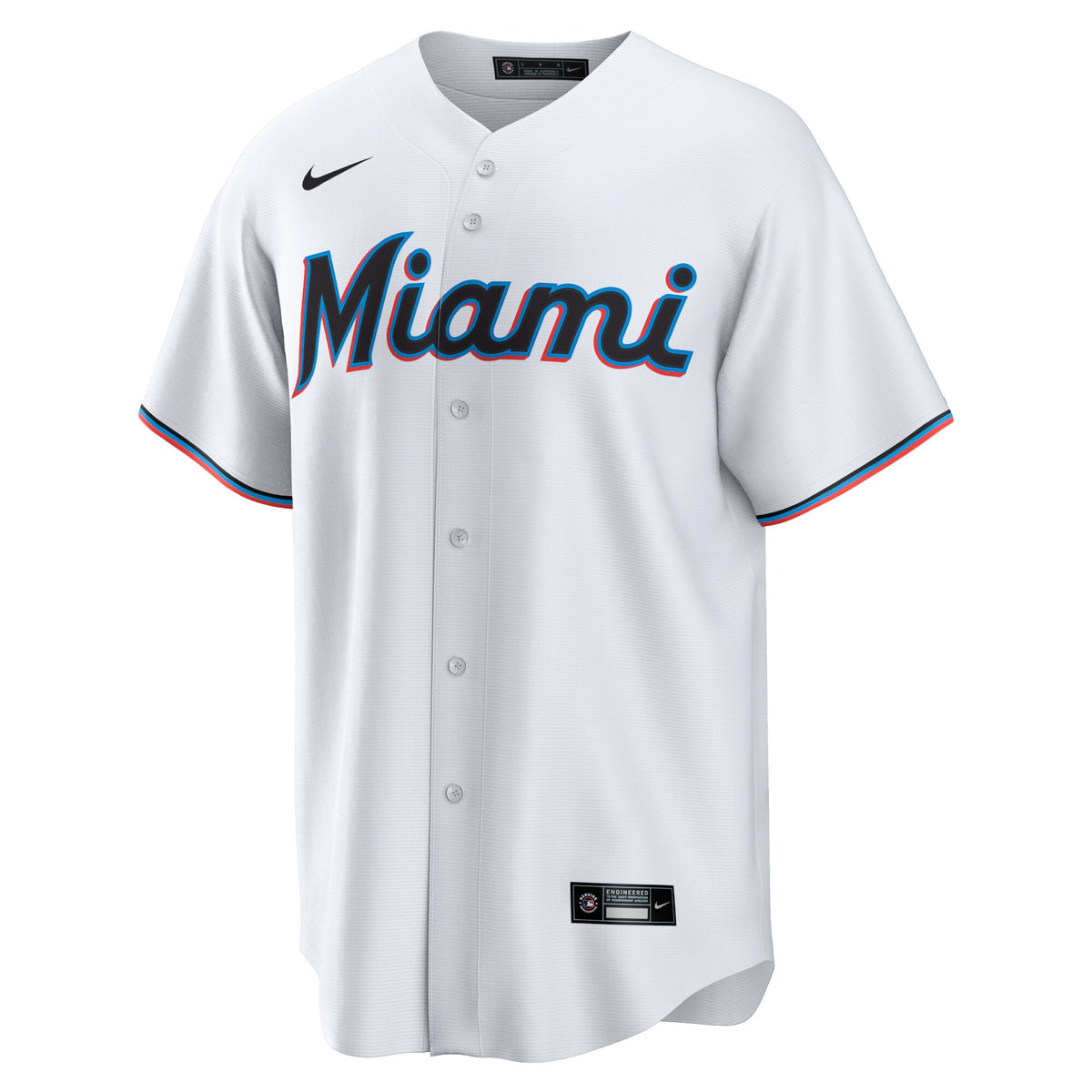 Miami Marlins Sandy Alcantara White Replica Player Jersey