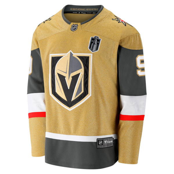 Vegas Golden Knights Jack Eichel Fanatics Gold 2026 Stanley Cup Final Breakaway Jersey