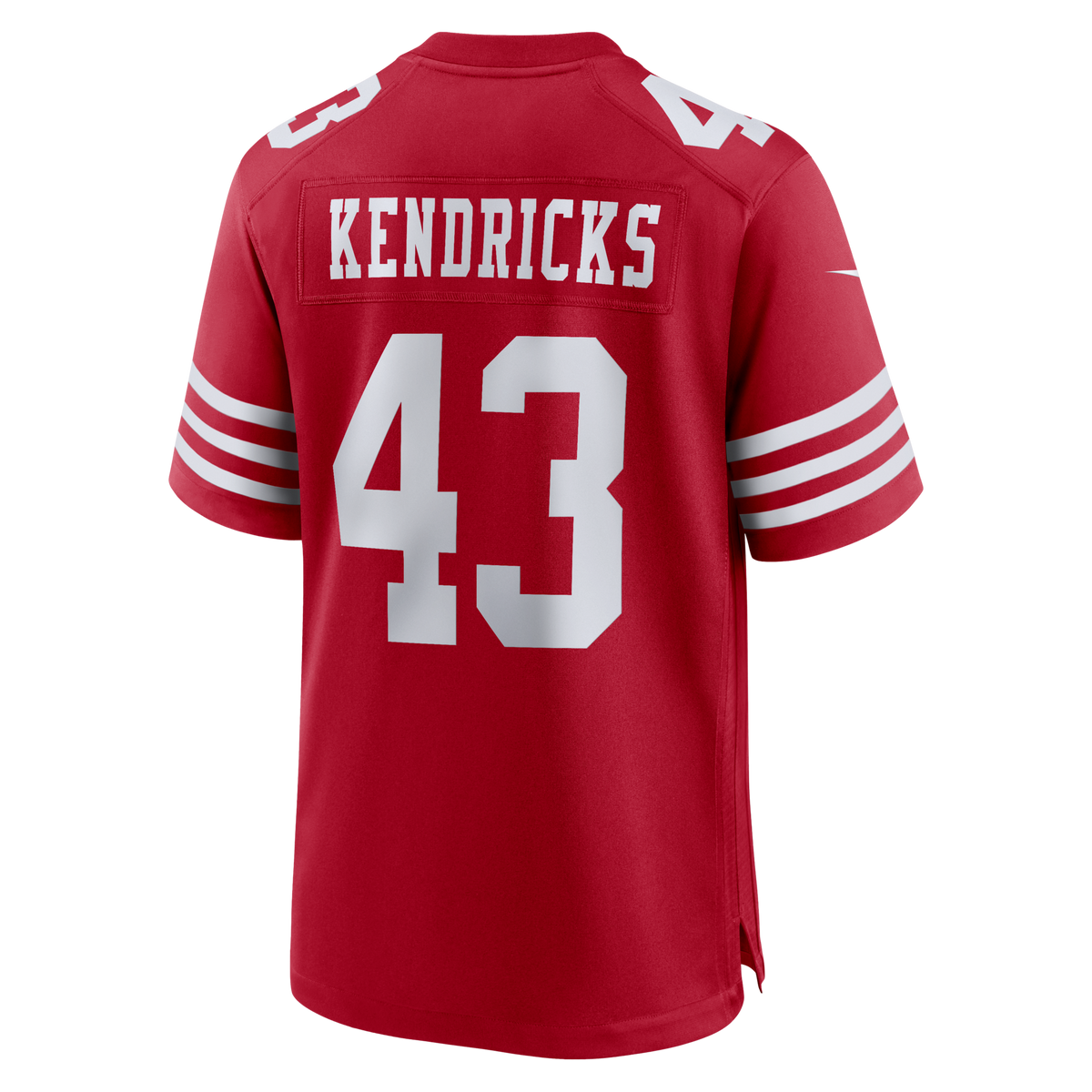San Francisco 49ers Eric Kendricks Scarlet Team Game Jersey