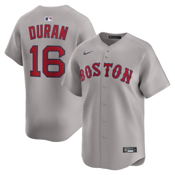 Boston Red Sox Jarren Duran Nike Gray Road Limited Jersey