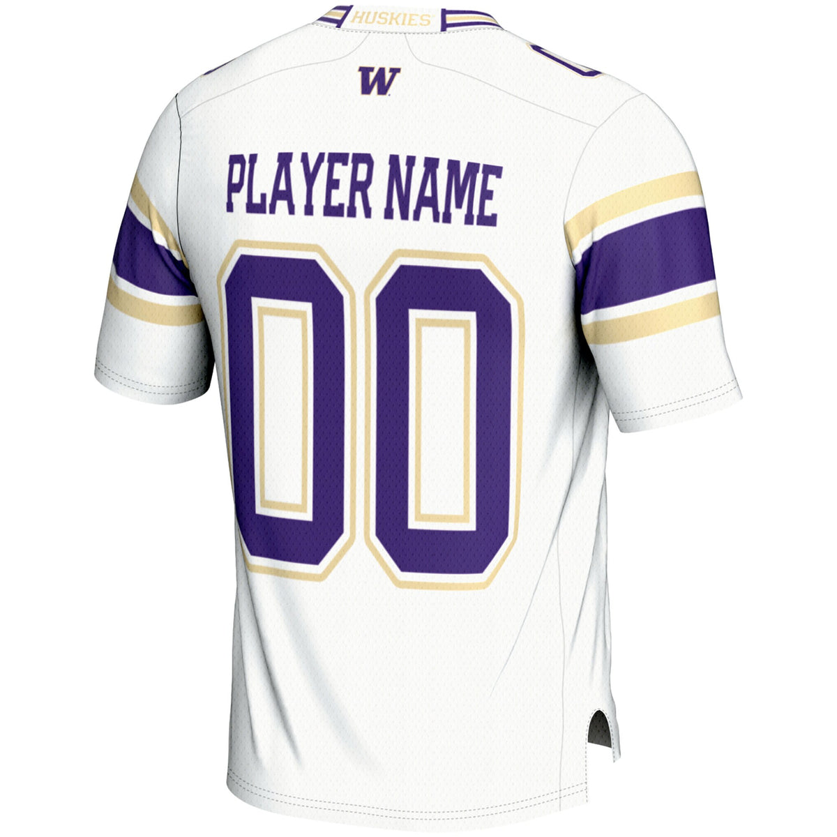 Washington Huskies GameDay Greats NIL Pick-A-Player Football Jersey - White
