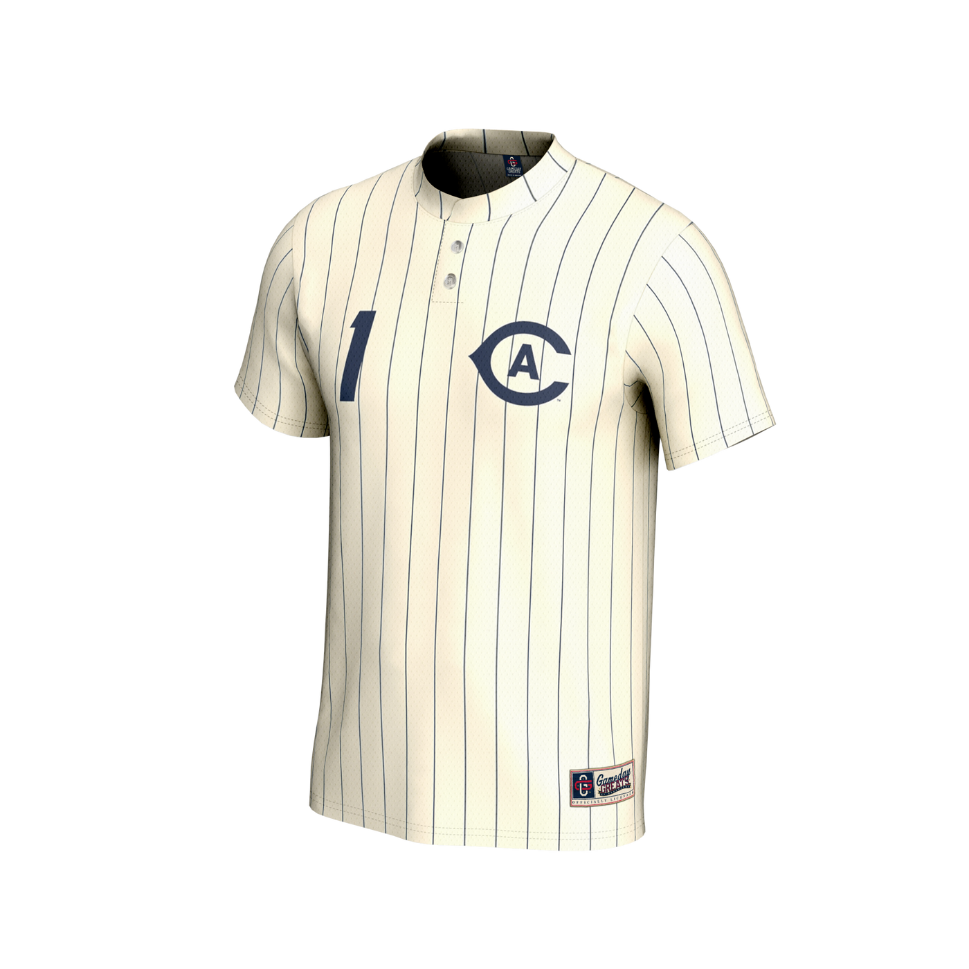 GameDay Greats White UC Davis Aggies Lightweight Collegiate Baseball Fashion Jersey