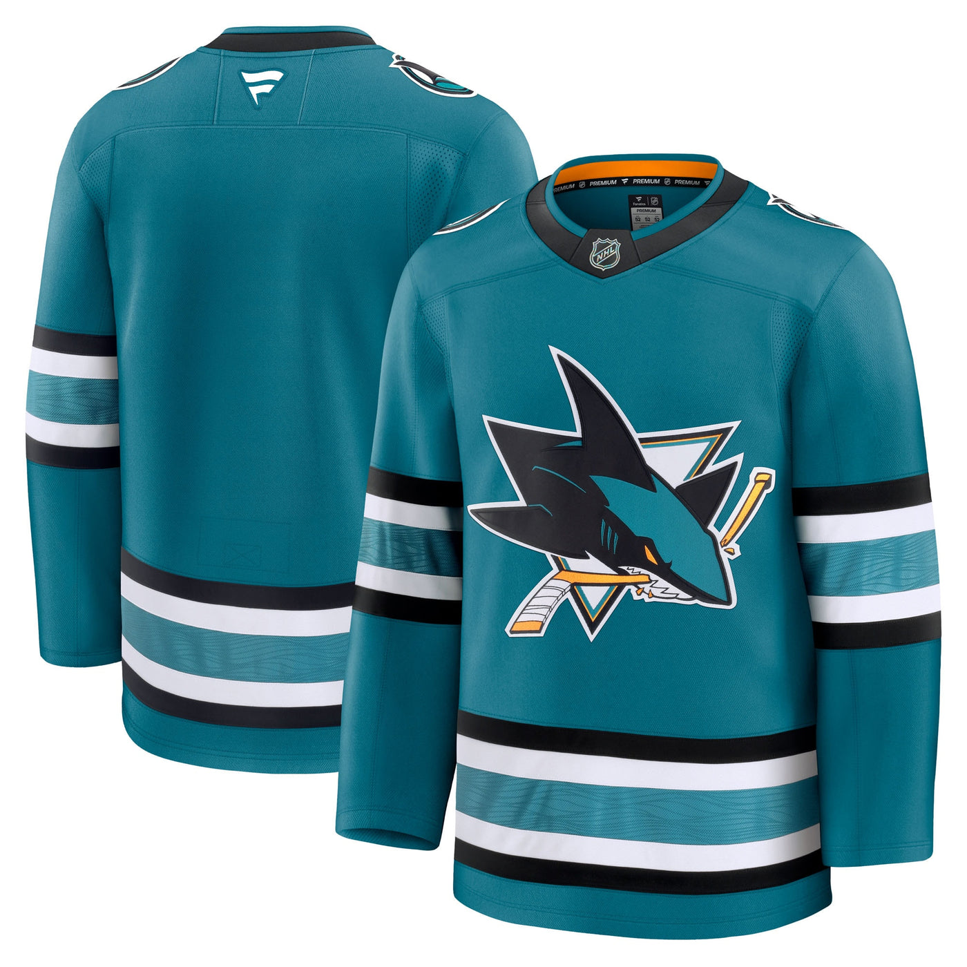 San Jose Sharks Fanatics Teal Home Premium Jersey