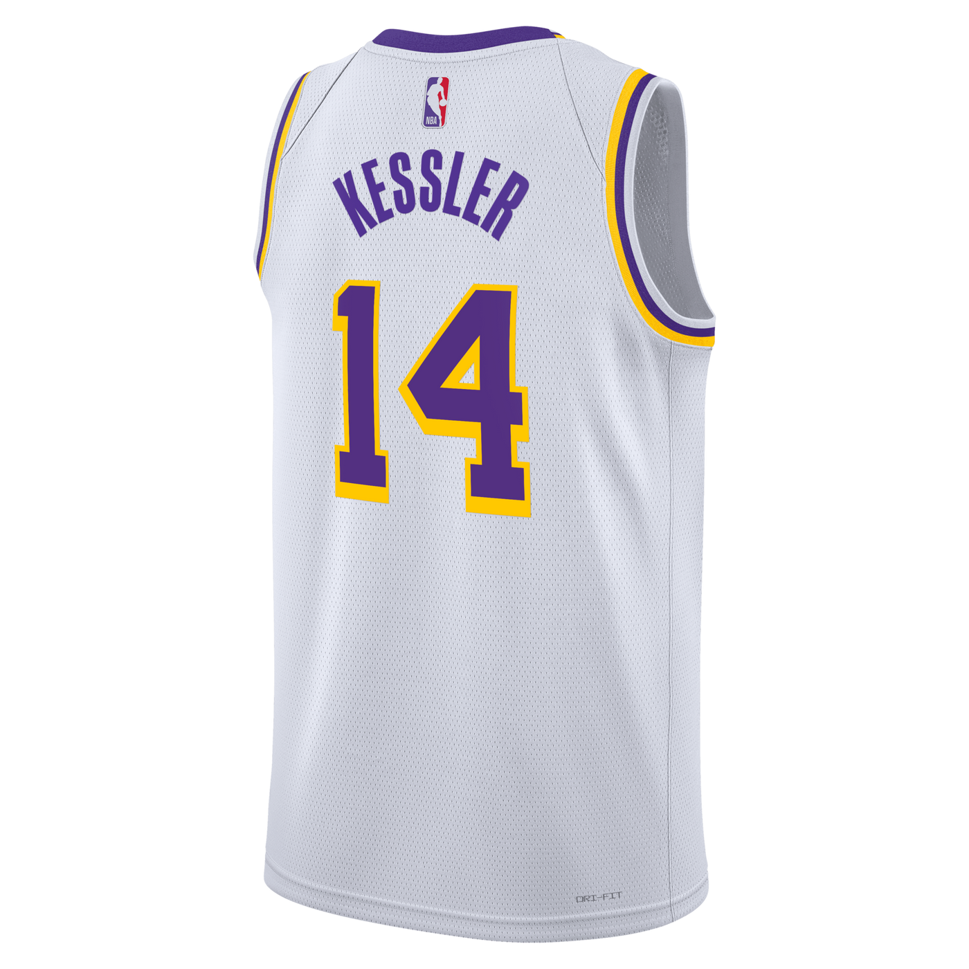 Los Angeles Lakers Nike Association Edition Edition Swingman Jersey - White - Walker Kessler