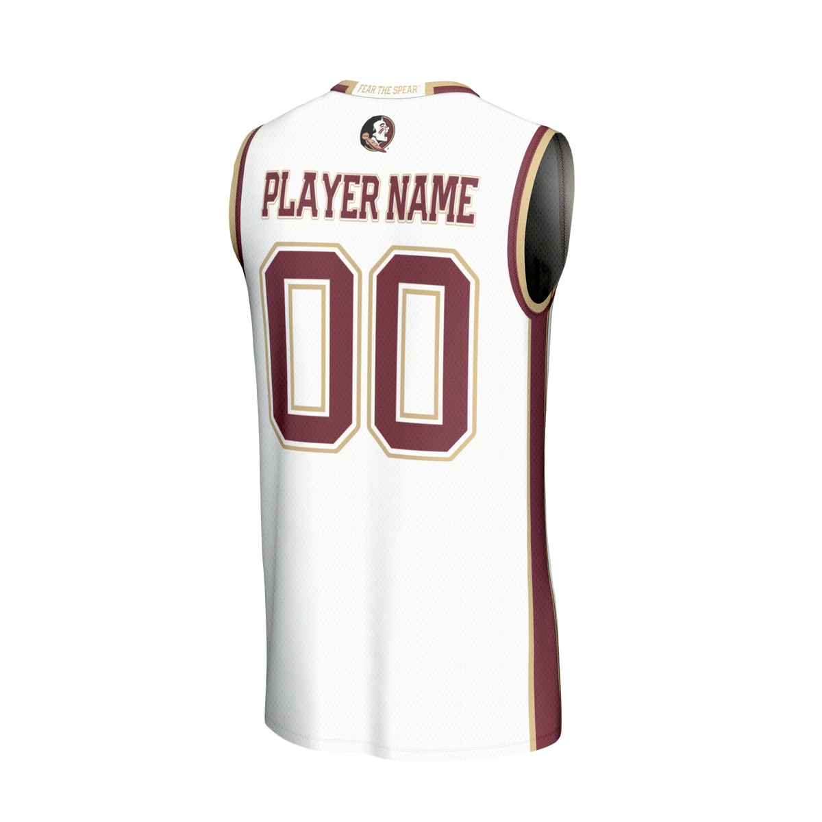 Florida State Seminoles GameDay Greats Lightweight Collegiate Basketball NIL Pick-A-Player Fashion Jersey - White
