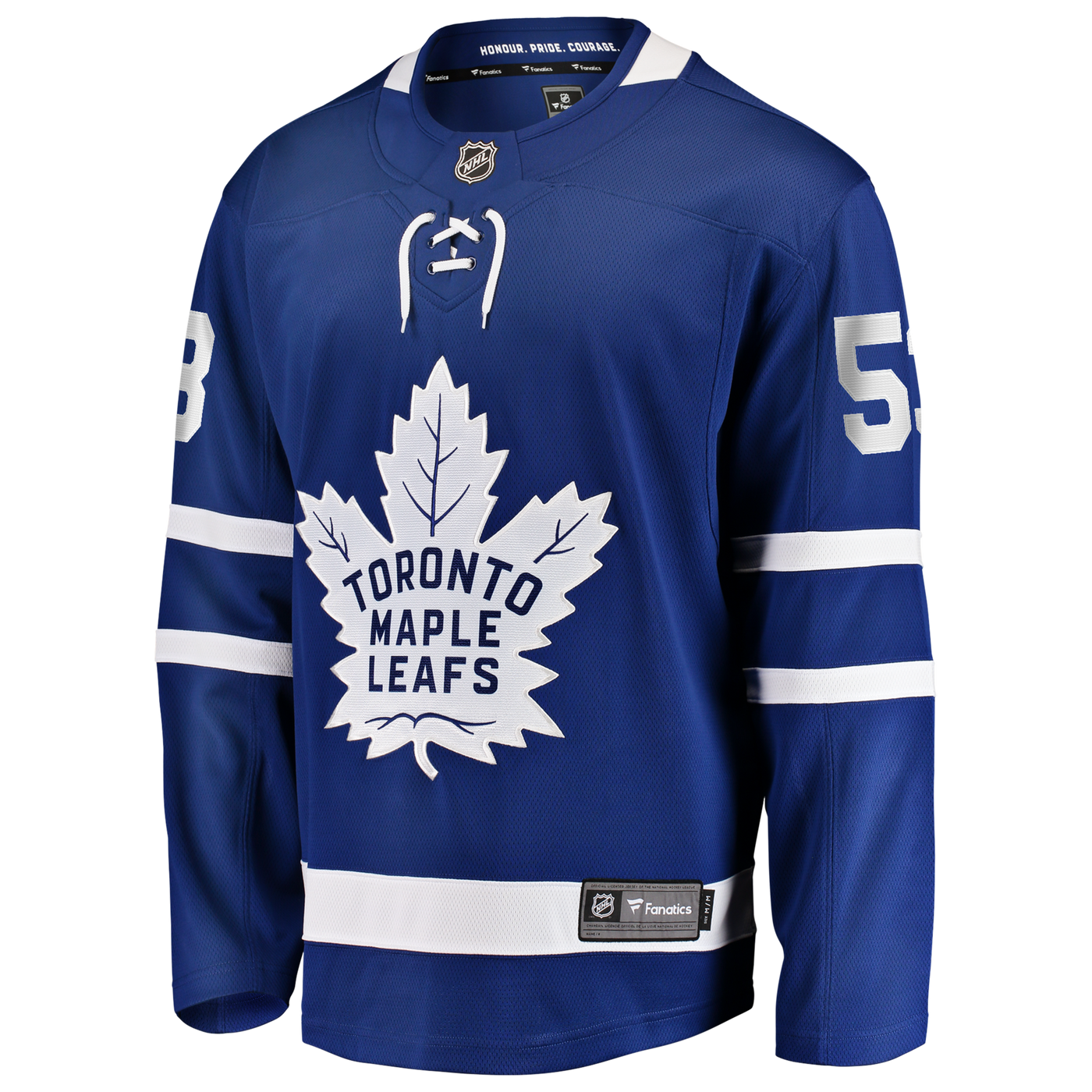 Toronto Maple Leafs Easton Cowan Fanatics Blue Home Breakaway Jersey