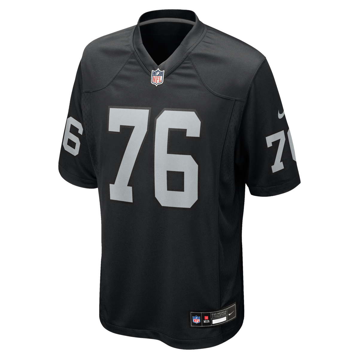 Las Vegas Raiders Caleb Rogers Black Team Game Jersey