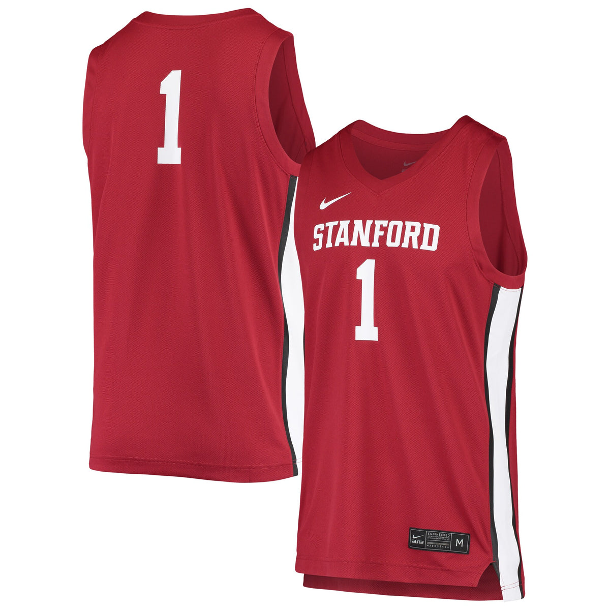 #1 Stanford Cardinal Replica Basketball Jersey - Cardinal