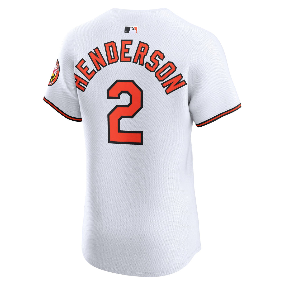 Baltimore Orioles Gunnar Henderson White Home Elite Jersey