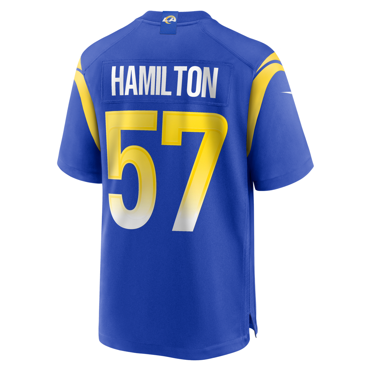 Los Angeles Rams Ty Hamilton Royal Team Game Jersey