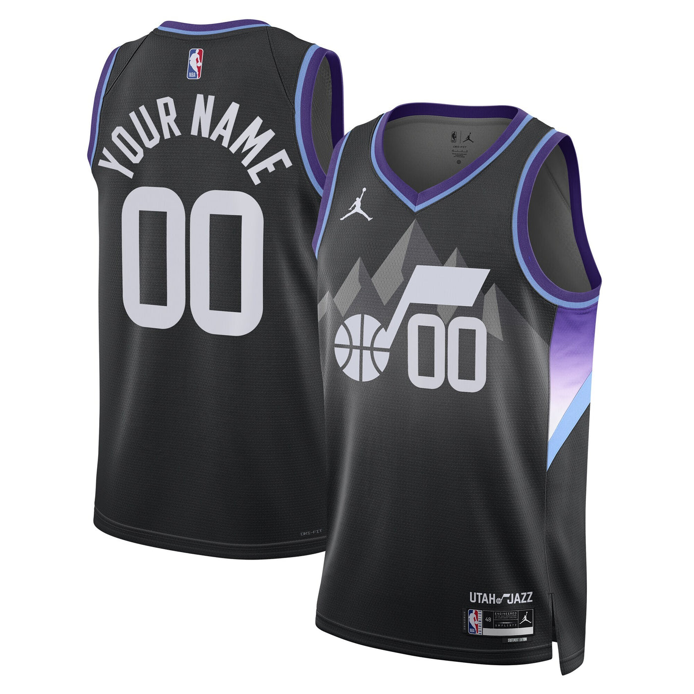 Utah Jazz Jordan NBA Statement Edition Swingman Jersey - Custom -