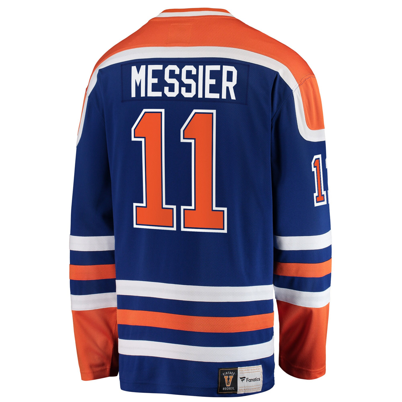 Edmonton Oilers Mark Messier Fanatics Blue Premier Breakaway Retired Player Jersey