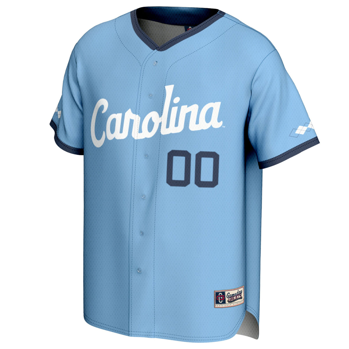 North Carolina Tar Heels GameDay Greats Carolina Blue NIL Pick-A-Player Lightweight Baseball Jersey - Light Blue