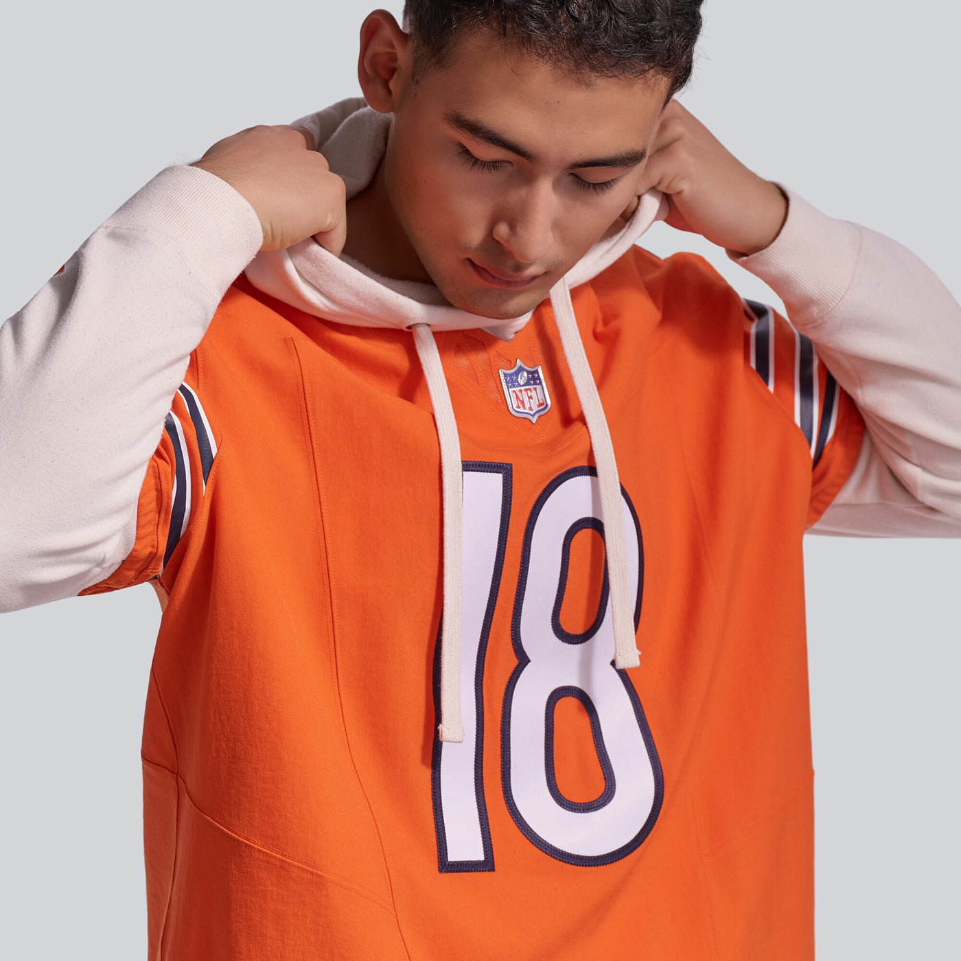 Chicago Bears Caleb Williams Nike Orange Alternate Vapor F.U.S.E. Elite Jersey