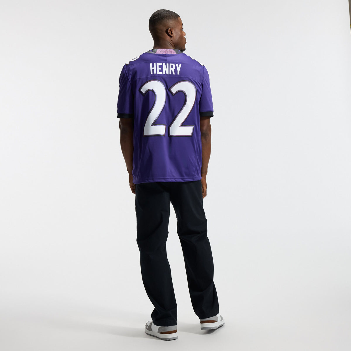 Baltimore Ravens Derrick Henry Purple Team Vapor F.U.S.E. Stitched Limited Jersey
