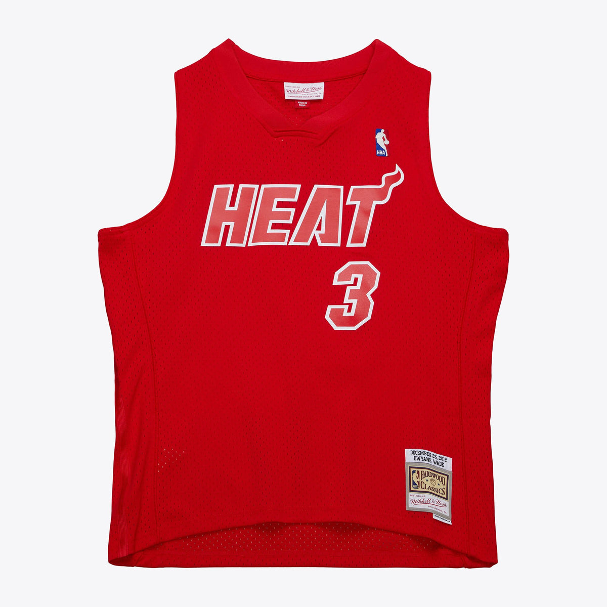 Miami Heat Mitchell & Ness Dwyane Wade 2012 Day Jersey - Scarlet