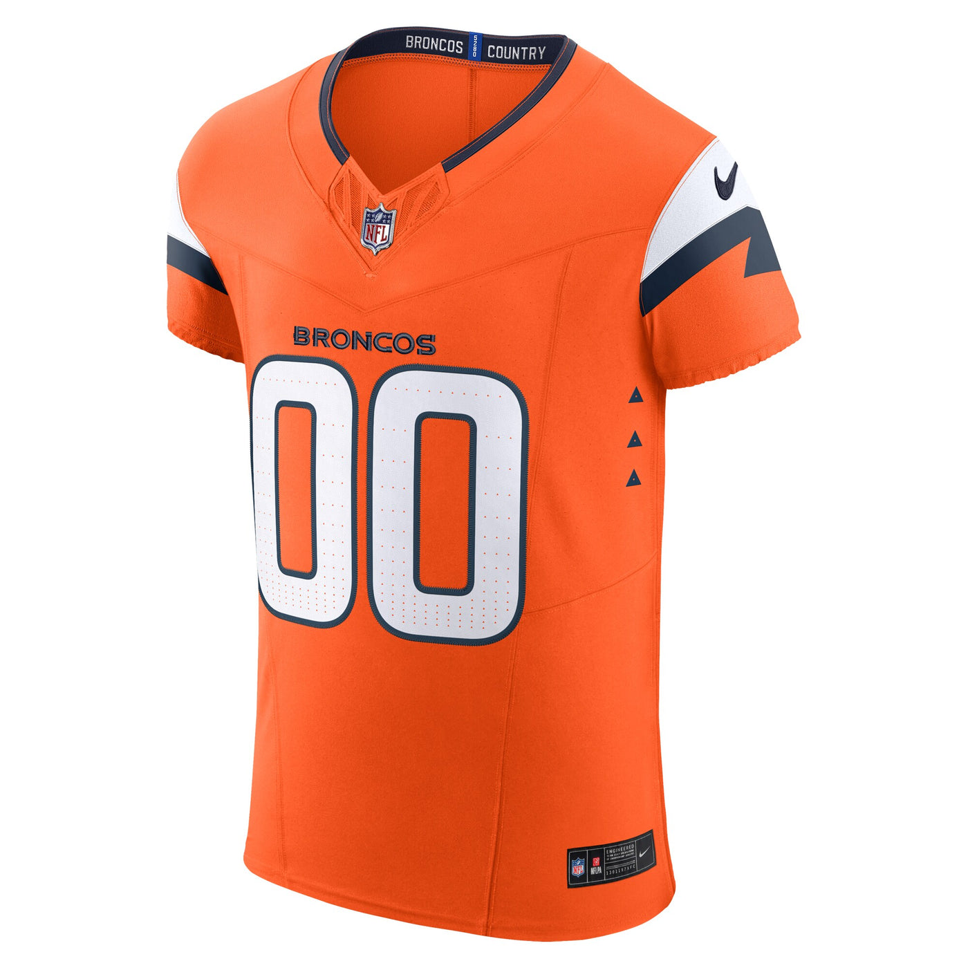Denver Broncos Nike Orange Team Vapor F.U.S.E. Elite Custom Jersey
