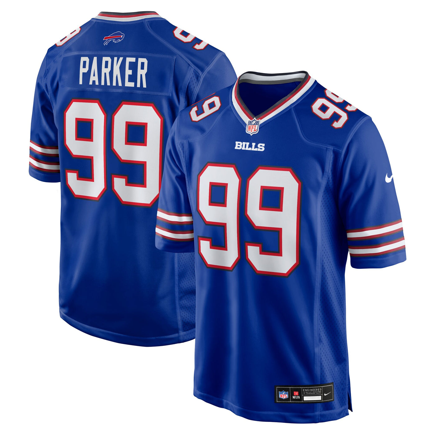 Buffalo Bills T.J. Parker Nike Royal Game Jersey