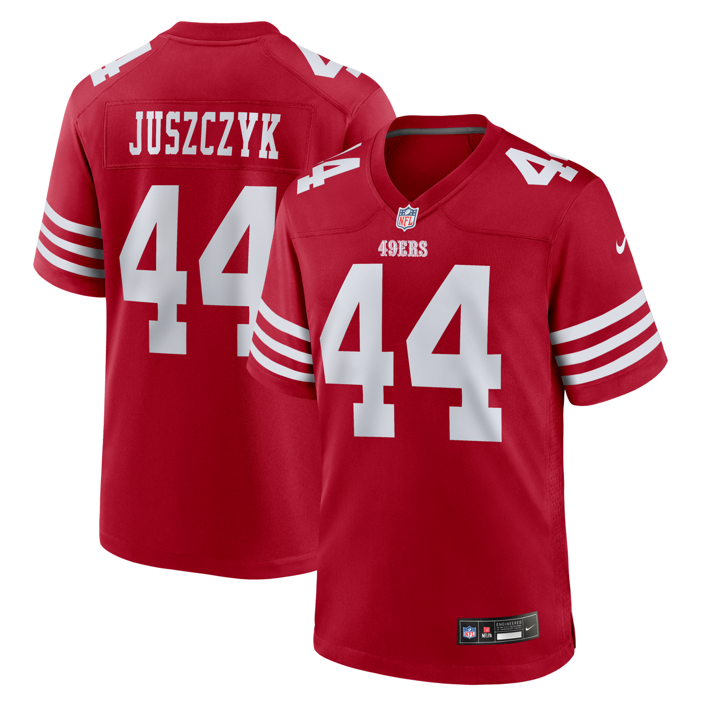 San Francisco 49ers Kyle Juszczyk Nike Scarlet Player Game Jersey