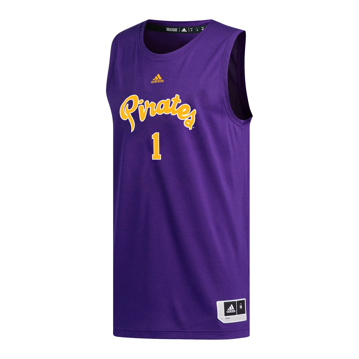 #1 ECU Pirates Replica Basketball Jersey - Purple