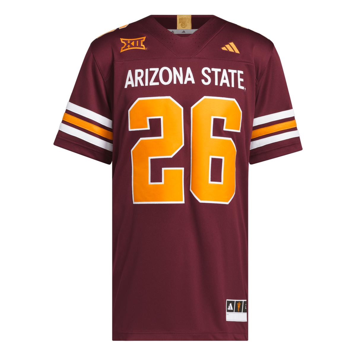 #26 Arizona State Sun Devils Roses & Devils Premier Strategy Jersey - Maroon