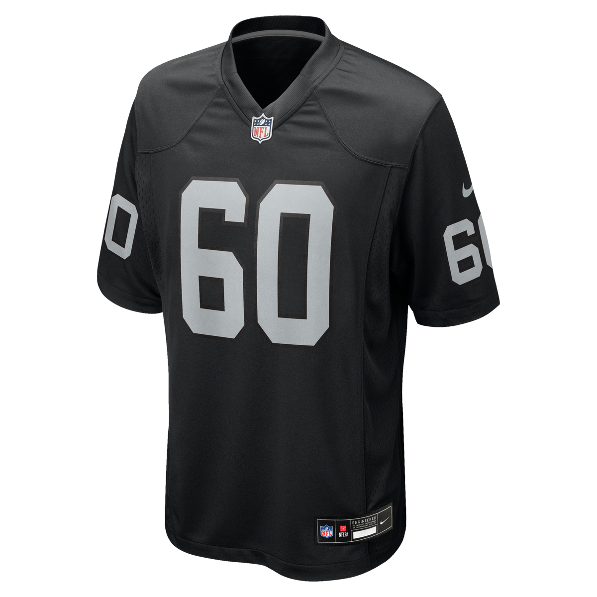 Las Vegas Raiders Charles Grant Black Team Game Jersey
