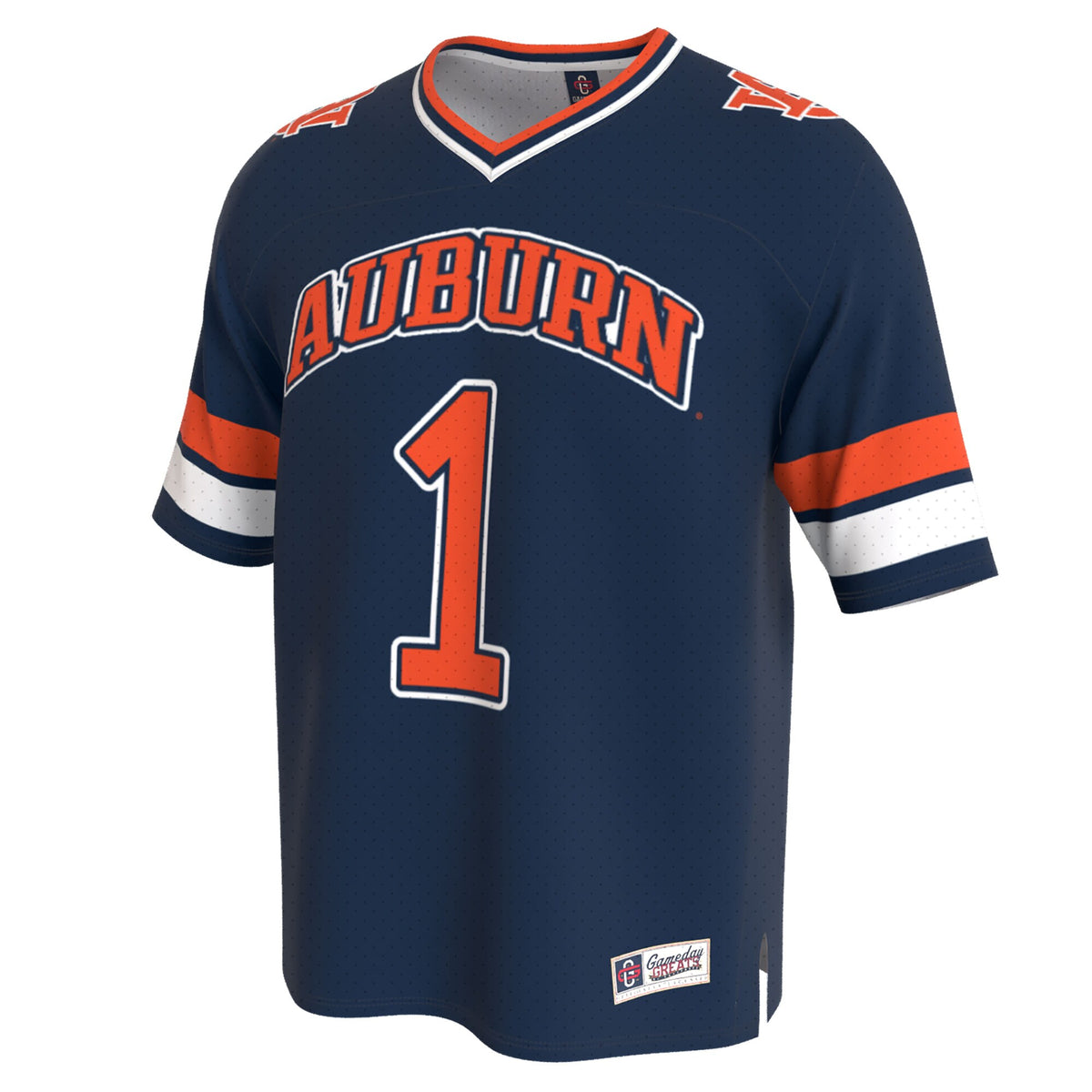 Auburn Tigers GameDay Greats Lightweight Collegiate Football Fashion Jersey - Navy