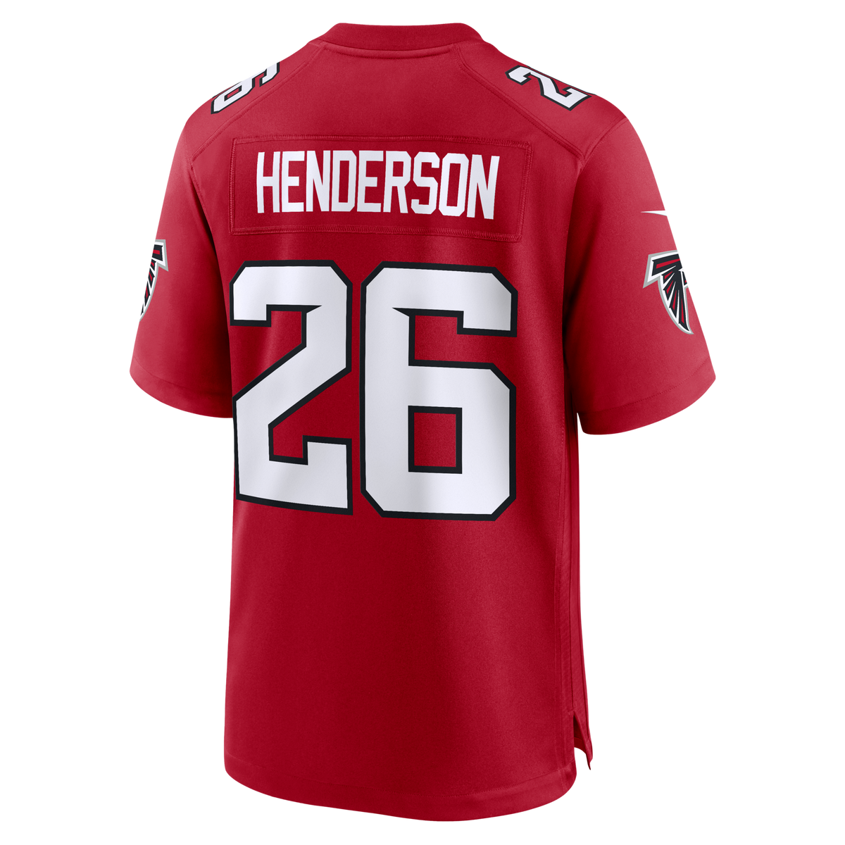 Atlanta Falcons CJ Henderson Red Team Game Jersey