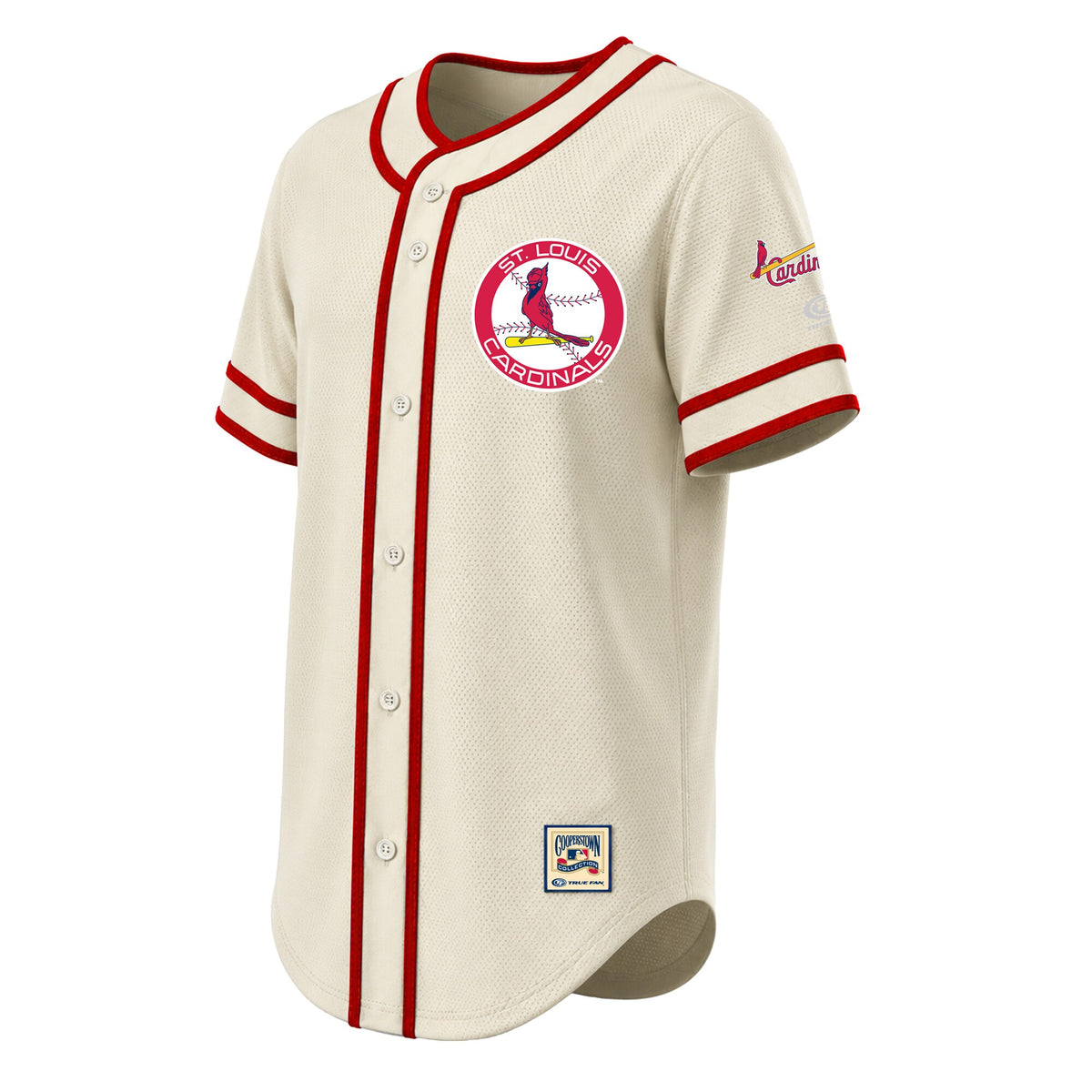 St. Louis Cardinals Stitches Natural Throwback Fashion Jersey