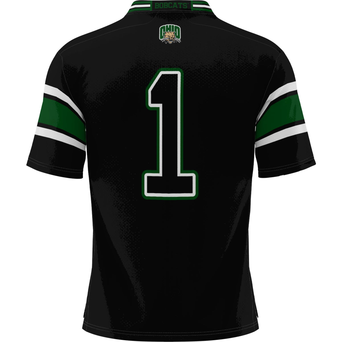 #1 Ohio Bobcats GameDay Greats Football Jersey - Black