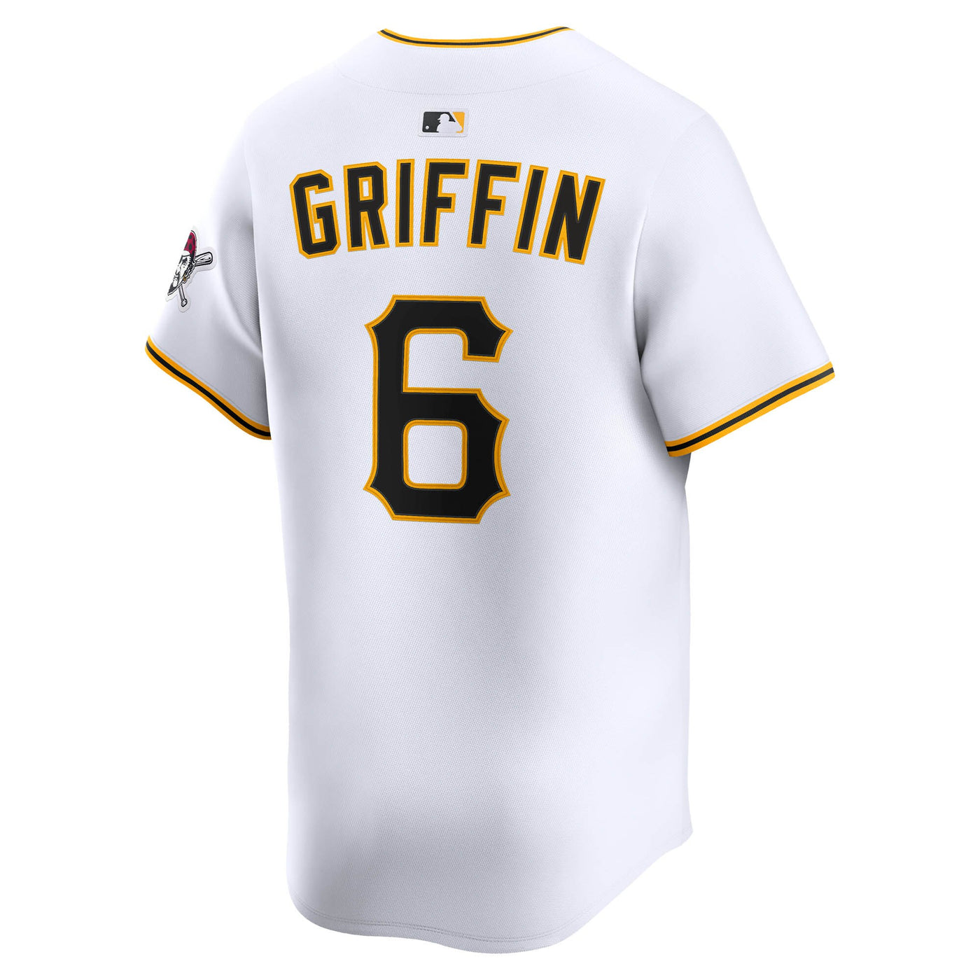 Pittsburgh Pirates Konnor Griffin Nike White Home Limited Jersey
