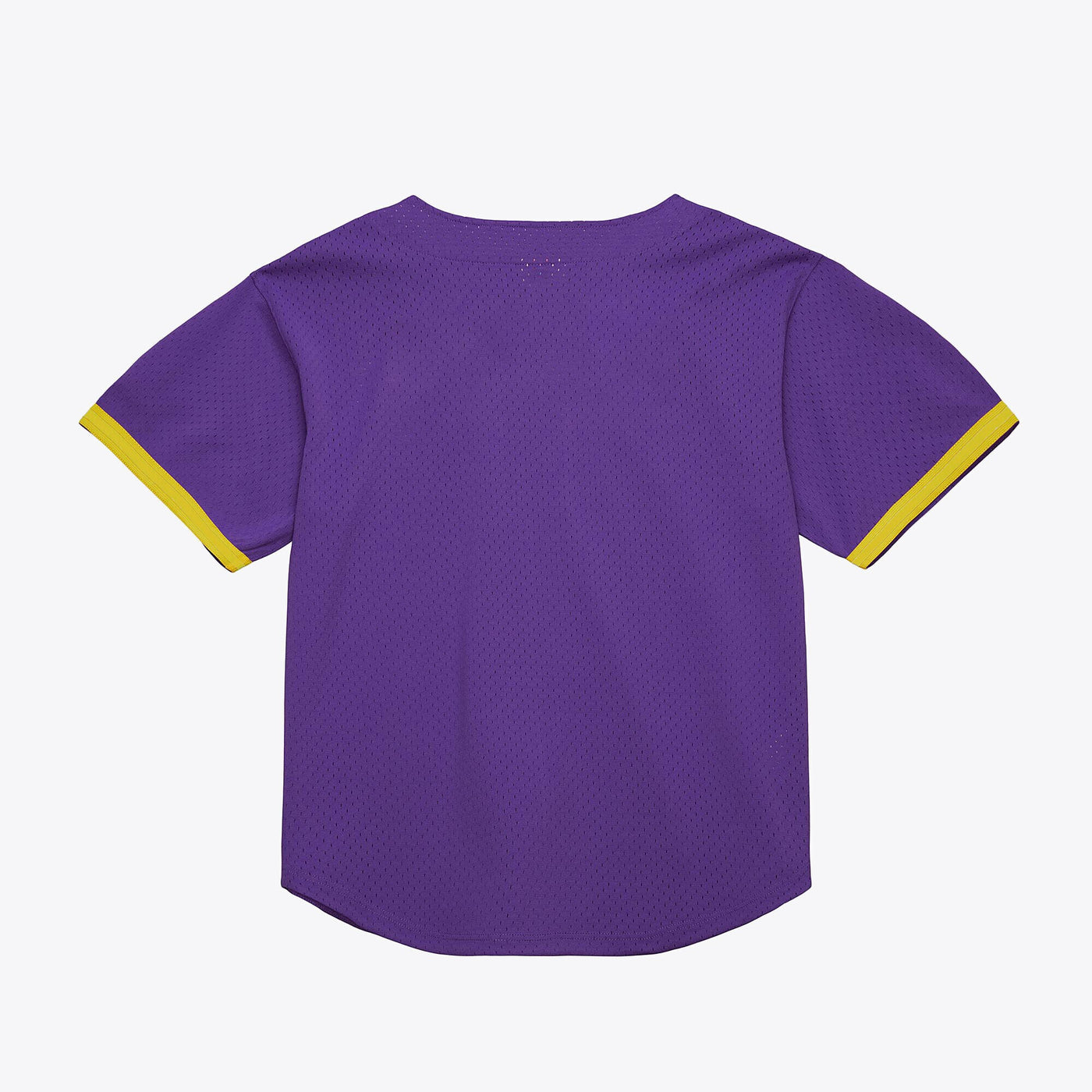 Mitchell & Ness Purple LSU Tigers Mesh Button-Up Batting Practice Baseball Jersey
