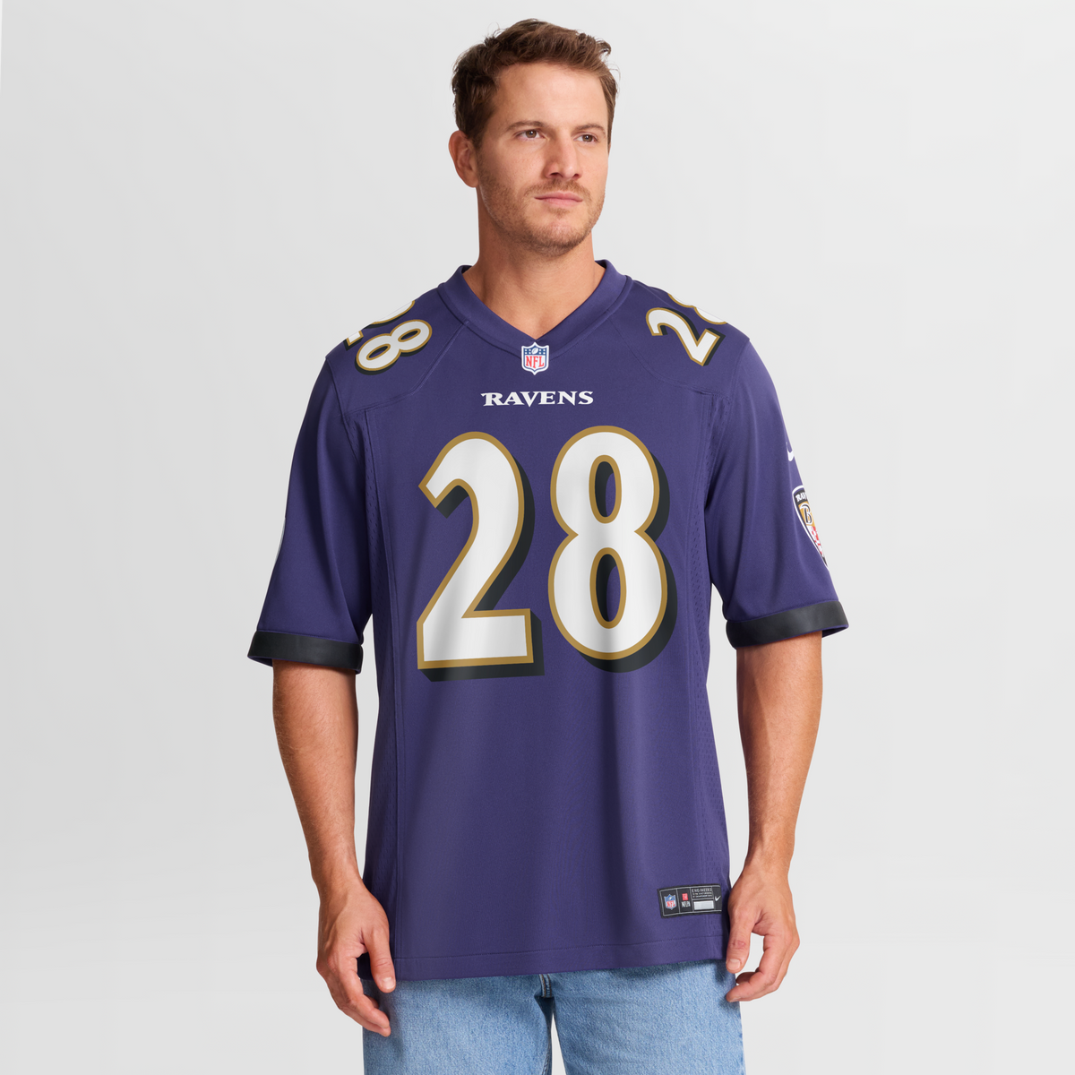 Baltimore Ravens Taven Bryan Purple Team Game Jersey
