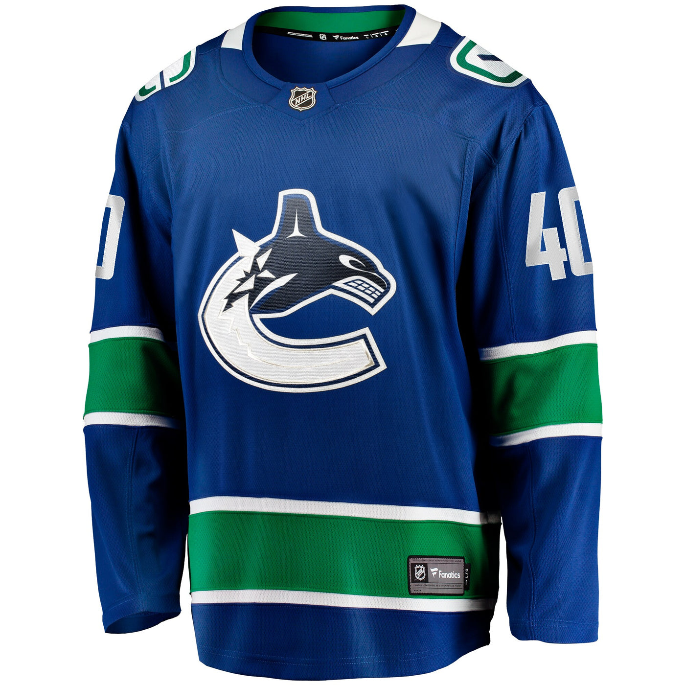 Vancouver Canucks Elias Pettersson Fanatics Blue Home Breakaway Jersey