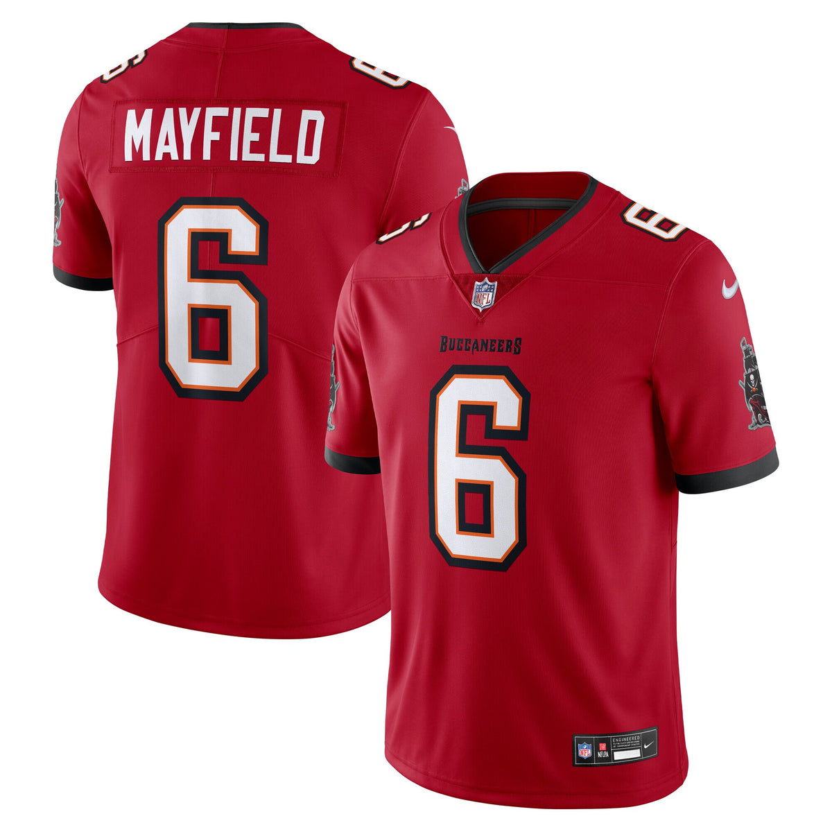 Tampa Bay Buccaneers Baker Mayfield Red Vapor Untouchable Stitched Limited Jersey