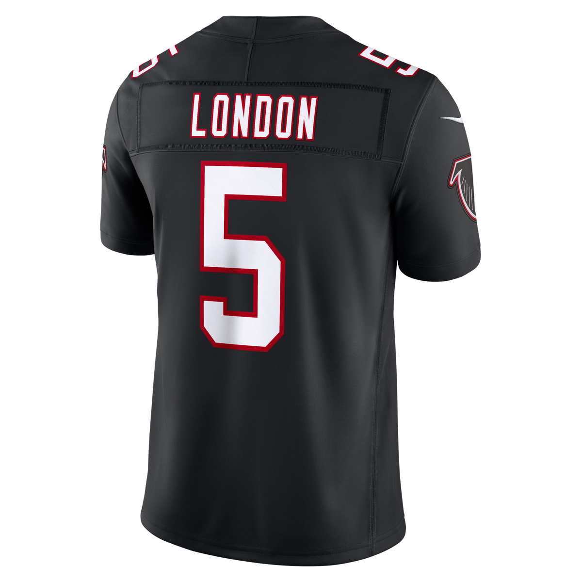Atlanta Falcons Drake London Black Alternate Throwback Vapor F.U.S.E. Stitched Limited Jersey