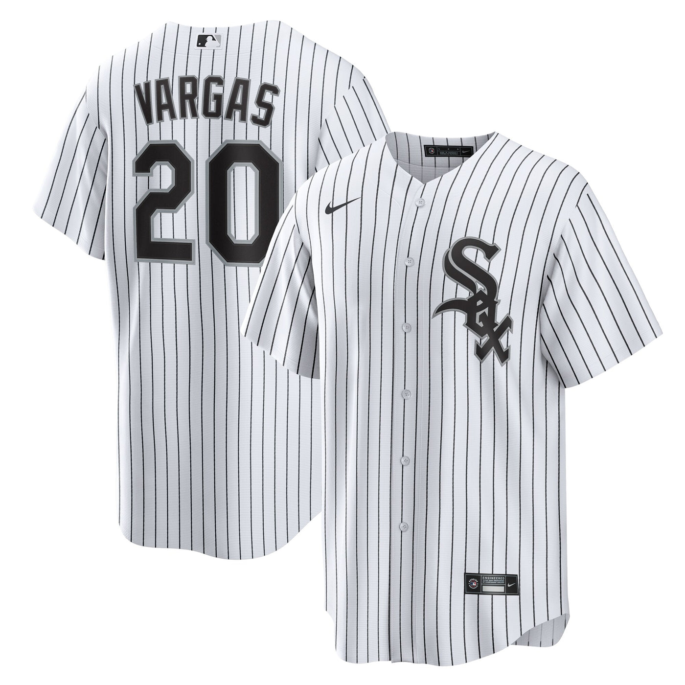 Chicago White Sox Miguel Vargas Nike White Home Replica Jersey