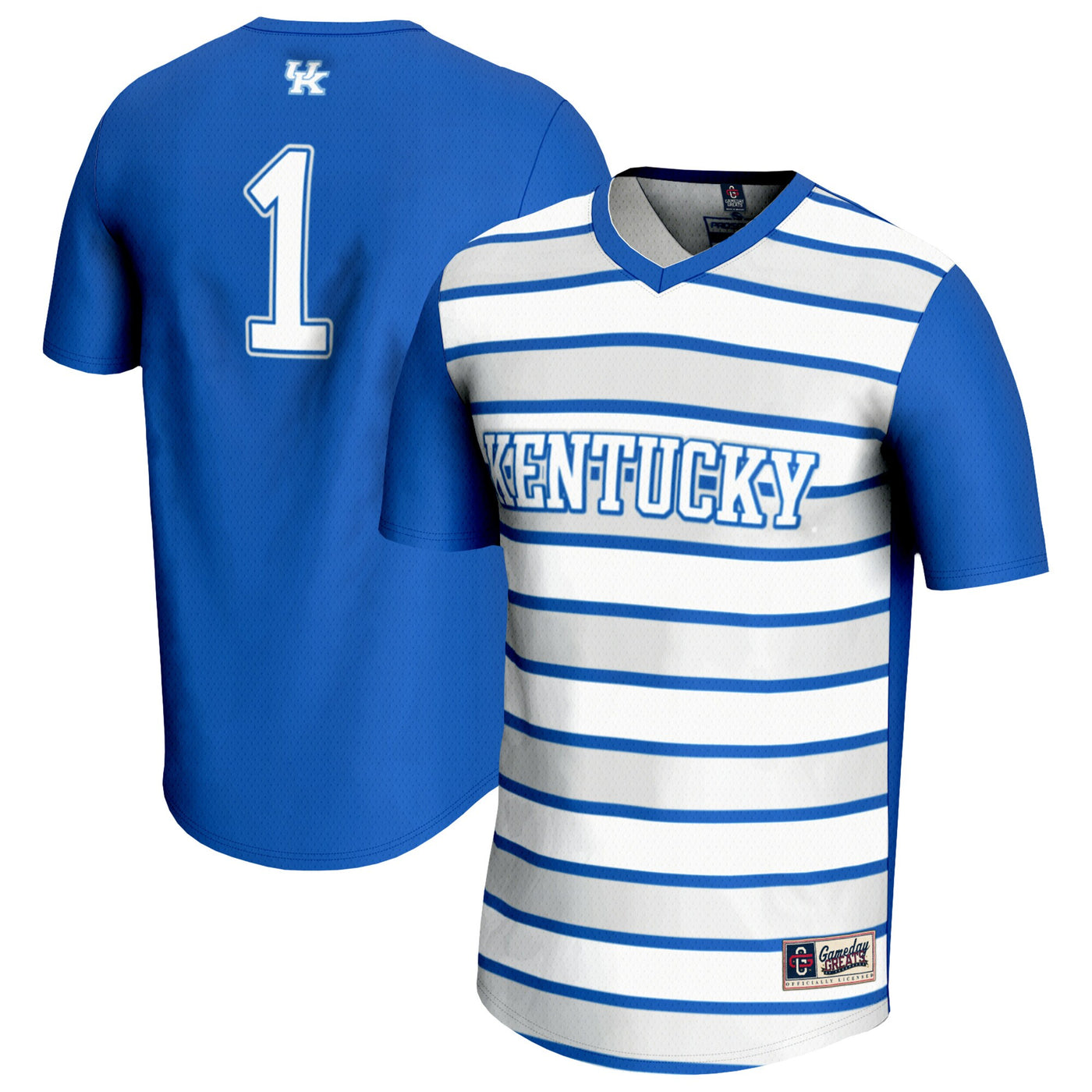 GameDay Greats #1 Royal Kentucky Wildcats Lightweight Soccer Fashion Jersey