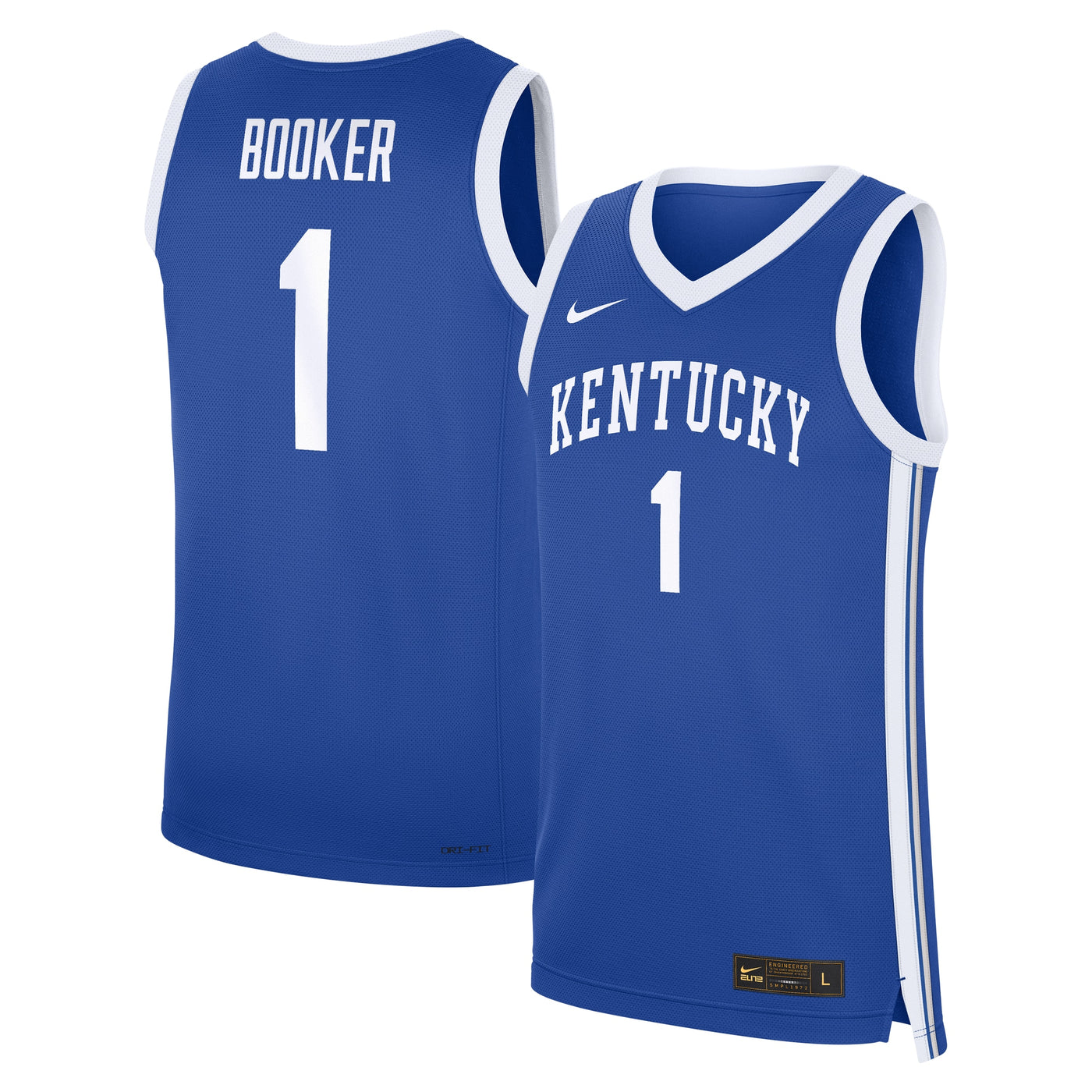 Nike Devin Booker Royal Kentucky Wildcats Road Replica Basketball Jersey