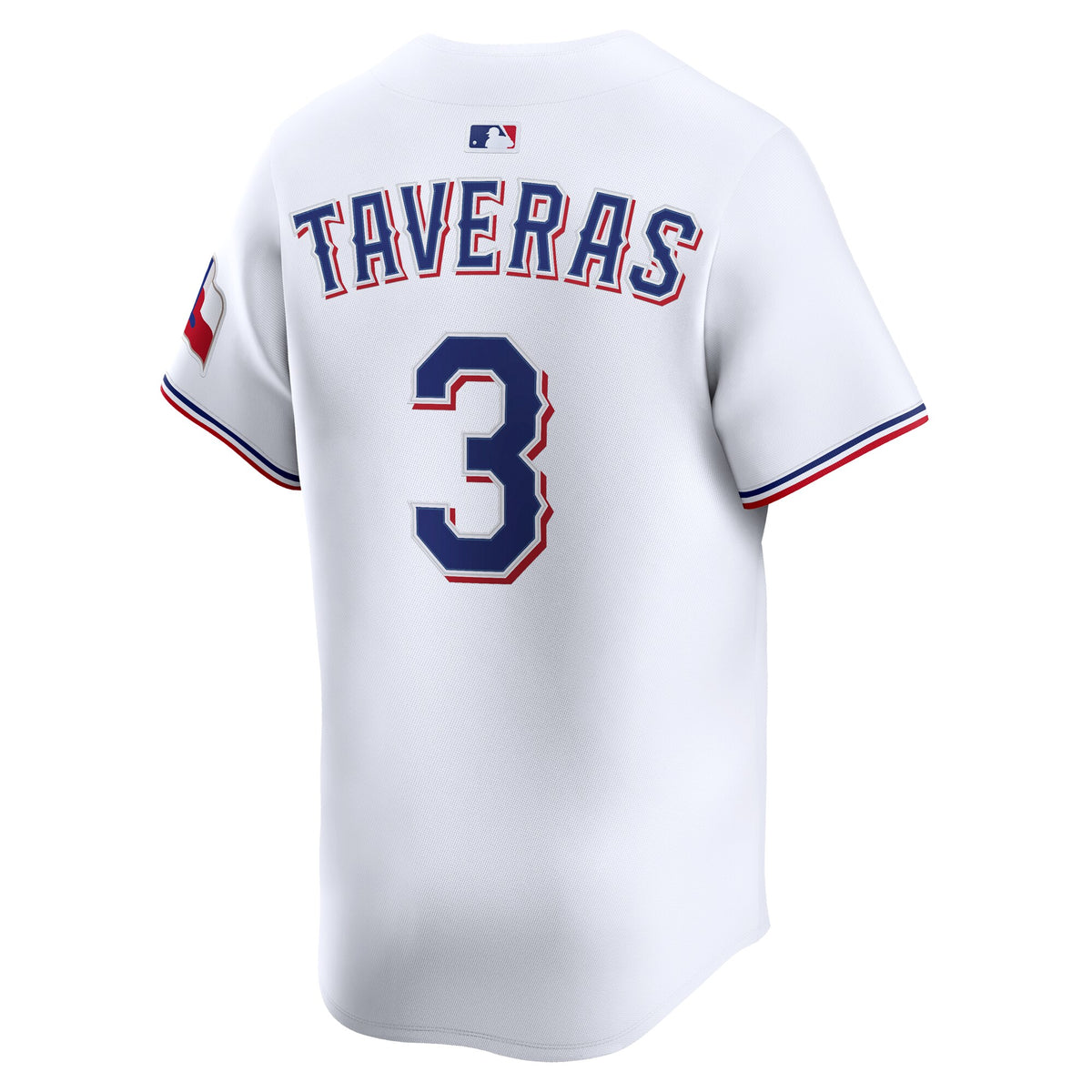 Texas Rangers Leody Taveras White Home Limited Player Jersey