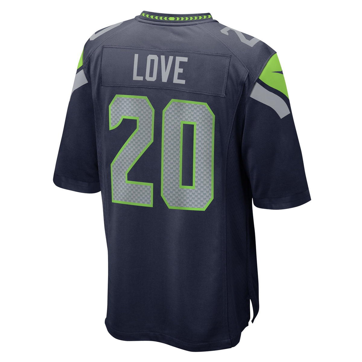 Seattle Seahawks Julian Love College Navy Game Jersey